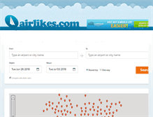 Tablet Screenshot of flights.airlikes.com